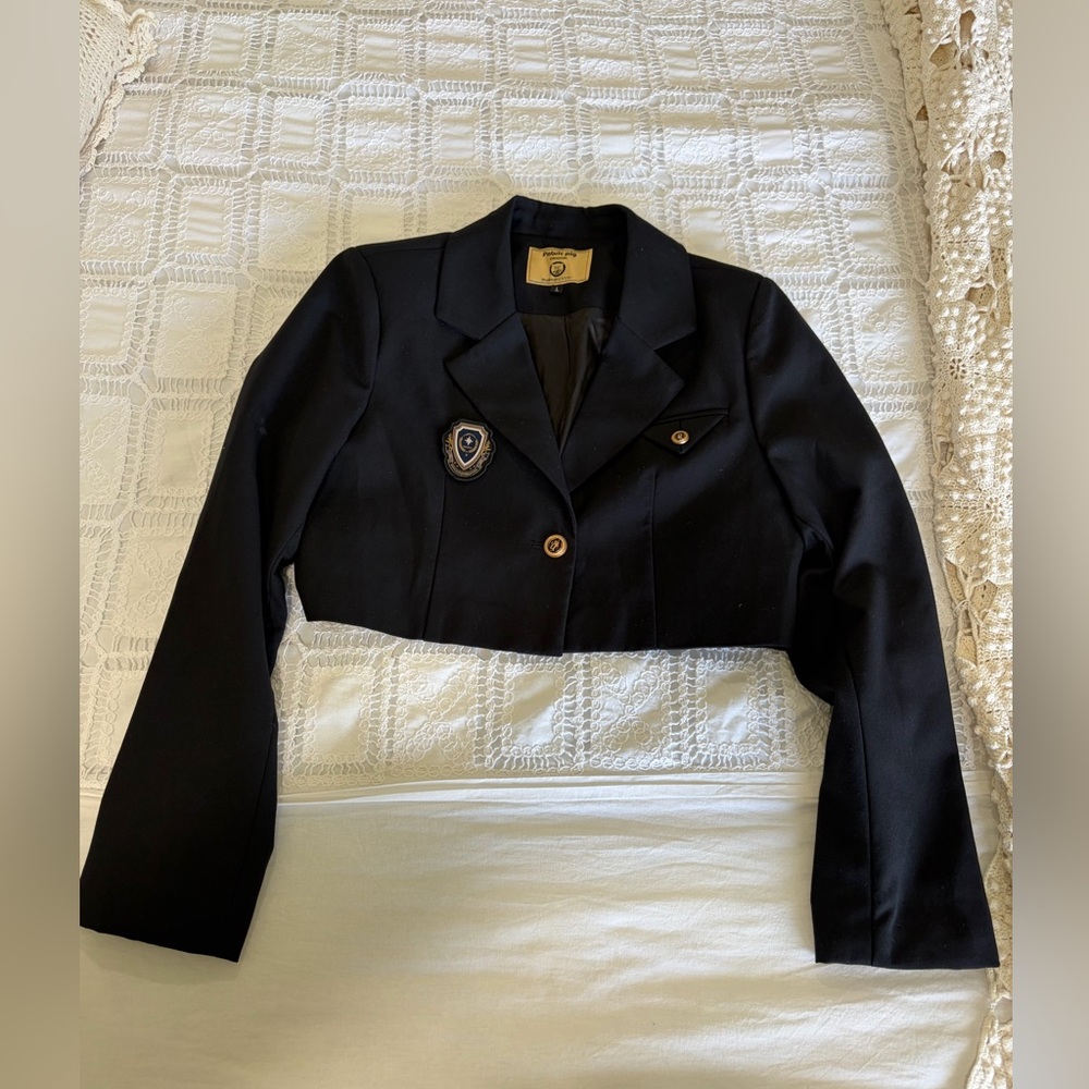 Cropped Jacket Fabric Pig